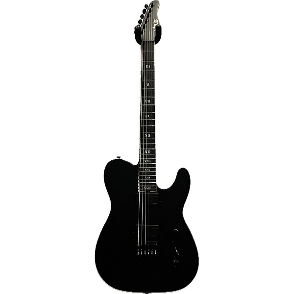 Used Schecter Guitar Research Used Schecter Guitar Research PT SLS Flat Black Solid Body Electric Guitar