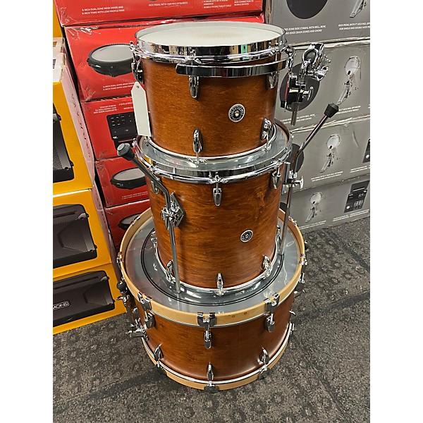 Used Gretsch Drums Used Gretsch Drums 3 piece Brooklyn Series Satin Mahogany Drum Kit