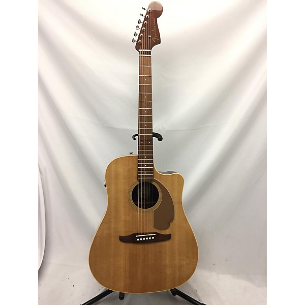 Used Fender Used Fender Redondo Natural Acoustic Electric Guitar