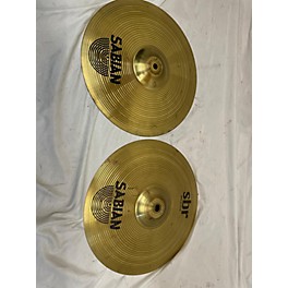 Used SABIAN Used SABIAN 13in SBR Hi Hat Pair Cymbal