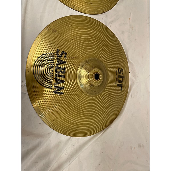 Used SABIAN Used SABIAN 13in SBR Hi Hat Pair Cymbal