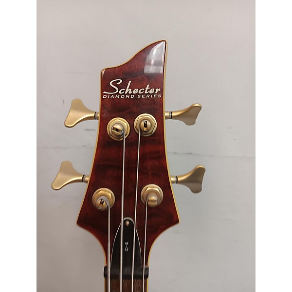 Used Schecter Guitar Research Used Schecter Guitar Research C4 4 String DARK AMBER Electric Bass Guitar