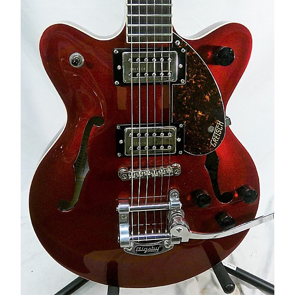 Used Gretsch Guitars Used Gretsch Guitars G2657T Candy Apple Red Hollow Body Electric Guitar