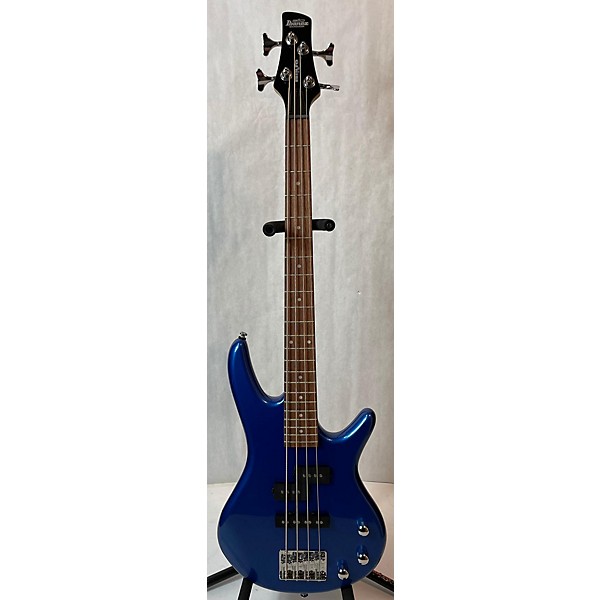 Used Ibanez Used Ibanez GSRM20 Mikro Short Scale Blue Electric Bass Guitar