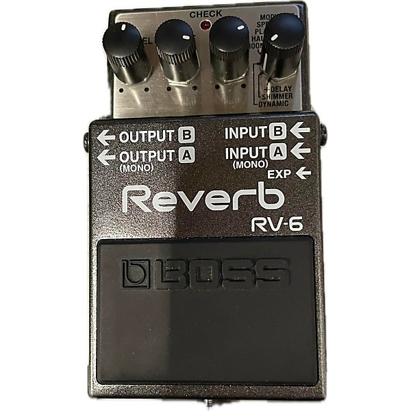 Used BOSS RV6 Digital Reverb Effect Pedal