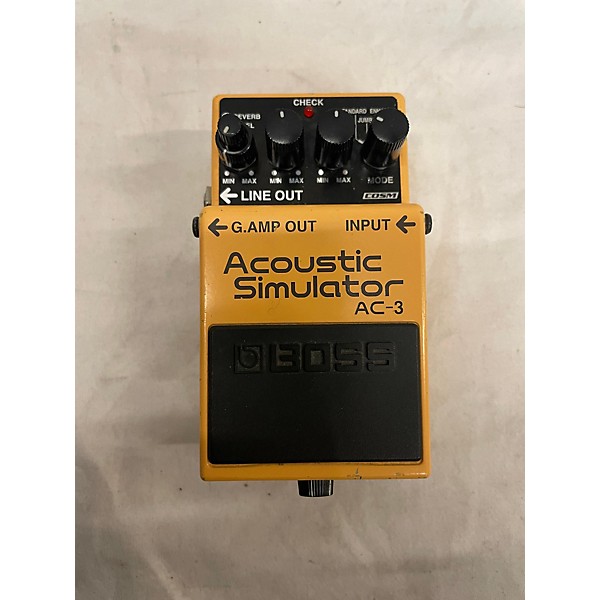 Used BOSS Used BOSS AC3 Acoustic Simulator Effect Pedal