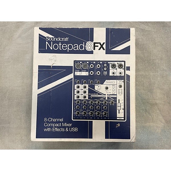 Used Soundcraft Used Soundcraft Notepad 8FX Unpowered Mixer