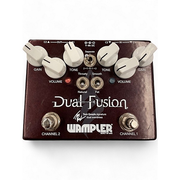 Used Wampler Dual Fusion Tom Quayle Signature Overdrive Effect Pedal