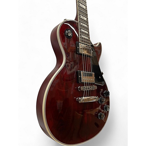 Used 2014 Gibson Les Paul "Flower Pot" Classic Custom II Wine Red Solid Body Electric Guitar