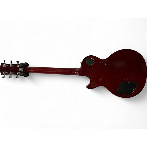 Used 2014 Gibson Les Paul "Flower Pot" Classic Custom II Wine Red Solid Body Electric Guitar