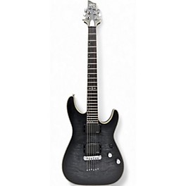 Used Schecter Guitar Research Used Schecter Guitar Research C1 Platinum Trans Black Solid Body Electric Guitar