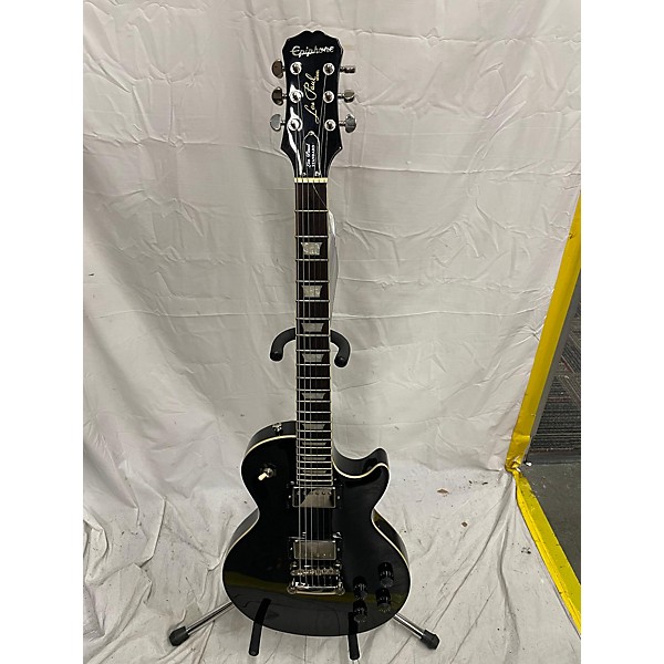 Used Epiphone Used Epiphone Les Paul Standard Ebony Solid Body Electric Guitar