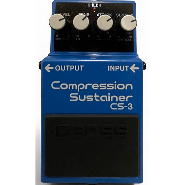 Used BOSS CS3 Compressor Sustainer Effect Pedal