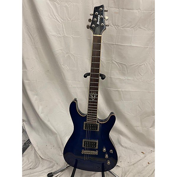 Used Used Ibanez SZ520QM Blue Solid Body Electric Guitar Blue | Guitar  Center