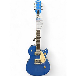 Used Gretsch Guitars Used Gretsch Guitars g2217 streamliner Blue Solid Body Electric Guitar