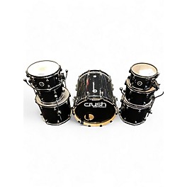 Used Crush Drums & Percussion Used Crush Drums & Percussion 7 piece Chameleon Birch Black Drum Kit