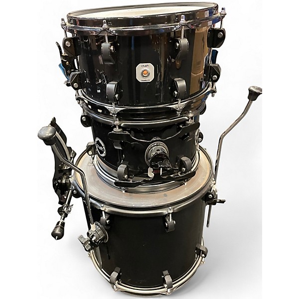 Used Crush Drums & Percussion Used Crush Drums & Percussion 7 piece Chameleon Birch Black Drum Kit