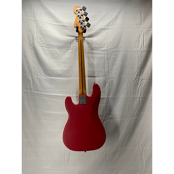 Used Squier Used Squier 40th Anniversary P Bass Red Electric Bass Guitar