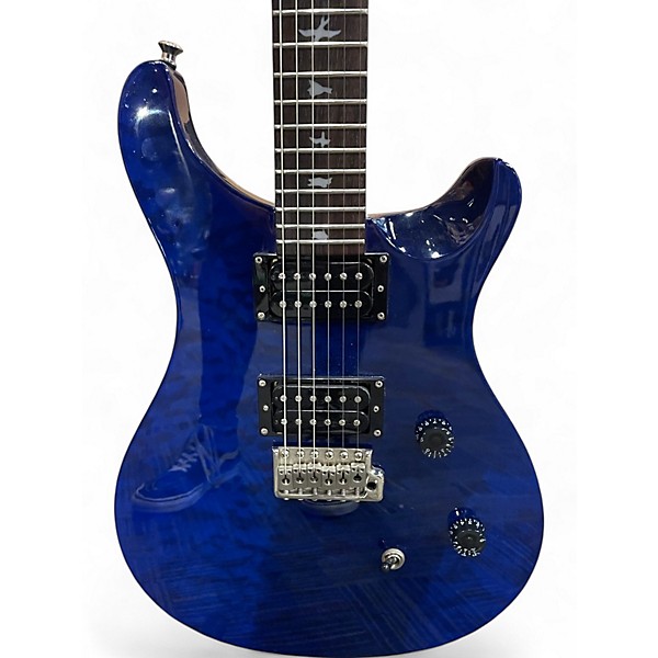 Used PRS Used PRS SE Custom 22 Blue Solid Body Electric Guitar