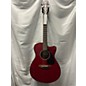 Used Yamaha Used Yamaha FSX800C Candy Apple Red Acoustic Electric Guitar thumbnail