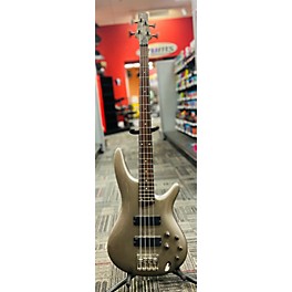 Used Ibanez Used Ibanez SR300 Metallic Silver Electric Bass Guitar