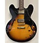 Used Epiphone Used 2012 Epiphone Dot Deluxe Flametop Brown Sunburst Hollow Body Electric Guitar