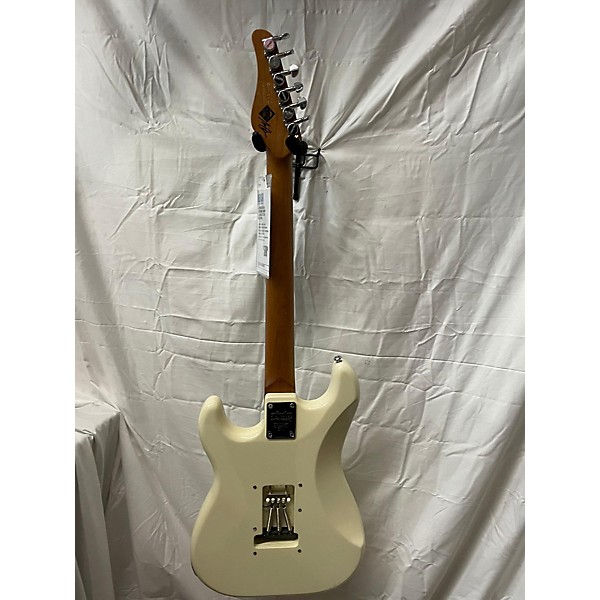 Used Used Schecter Guitar Research Nick Johnson Traditional Olympic White Solid Body Electric Guitar