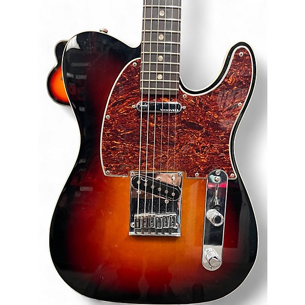 Used Fender Used Fender American Ultra Telecaster 2 Tone Sunburst Solid Body Electric Guitar