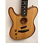 Used Used Fender American Acoustasonic Telecaster Left Handed Natural Acoustic Electric Guitar