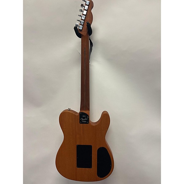 Used Used Fender American Acoustasonic Telecaster Left Handed Natural Acoustic Electric Guitar