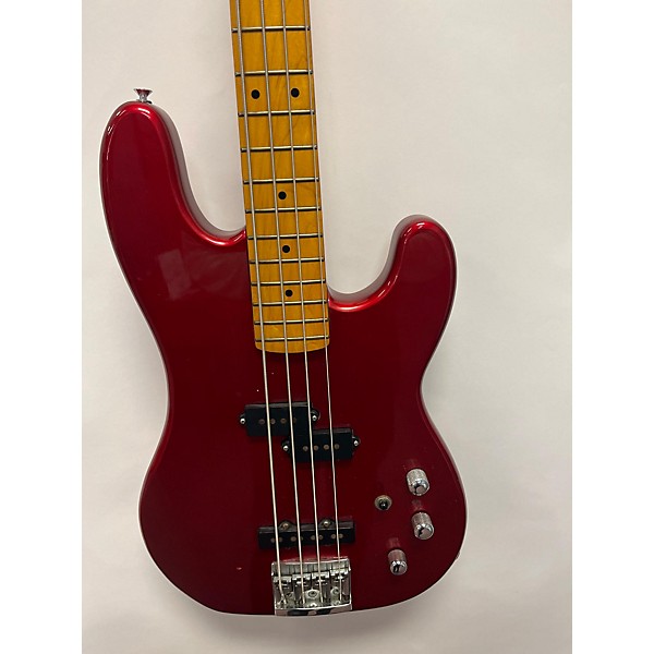 Vintage Kramer Vintage 1980s Kramer Striker 700st Candy Apple Red Electric Bass Guitar