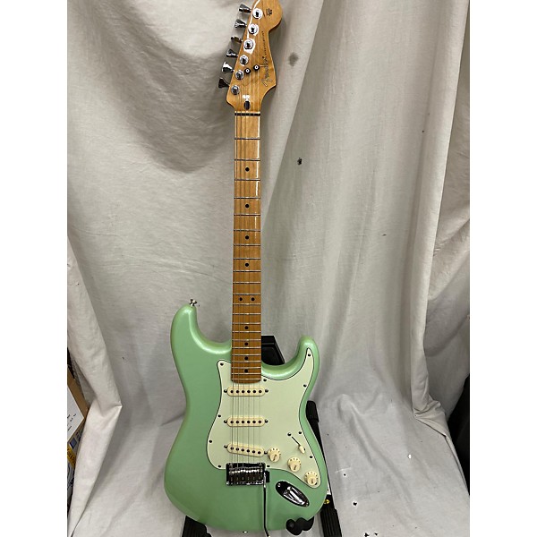 Used Fender Used Fender Standard Stratocaster Surf Green Solid Body Electric Guitar