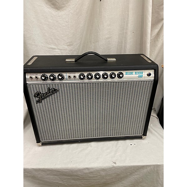 Used Fender Used Fender 1968 Custom Deluxe Reverb 22W 1x12 Tube Guitar Combo Amp