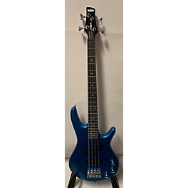 Used Ibanez Used Ibanez GSRM20 Mikro Short Scale Blue Electric Bass Guitar