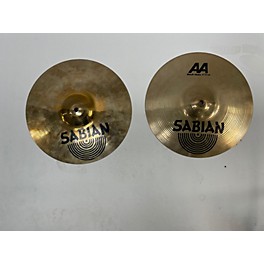 Used SABIAN Used SABIAN 13in AA Rock Hi Hat Pair Cymbal