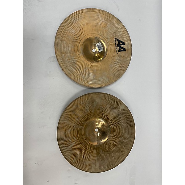 Used SABIAN Used SABIAN 13in AA Rock Hi Hat Pair Cymbal