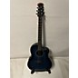 Used Ovation Used Ovation Cs24p BLFL Mid Depth Trans Blue Acoustic Electric Guitar