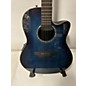 Used Ovation Used Ovation Cs24p BLFL Mid Depth Trans Blue Acoustic Electric Guitar