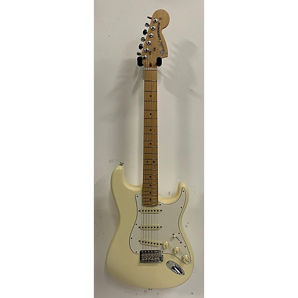 Used Fender Used 2019 Fender American Performer Stratocaster SSS Antique White Solid Body Electric Guitar