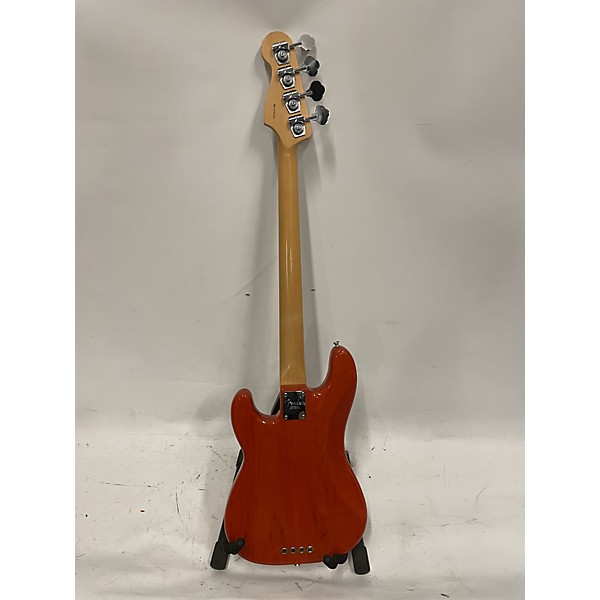 Used Used Fender American Standard Precision Bass Sunset Orange Transparent Electric Bass Guitar