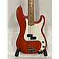 Used Used Fender American Standard Precision Bass Sunset Orange Transparent Electric Bass Guitar