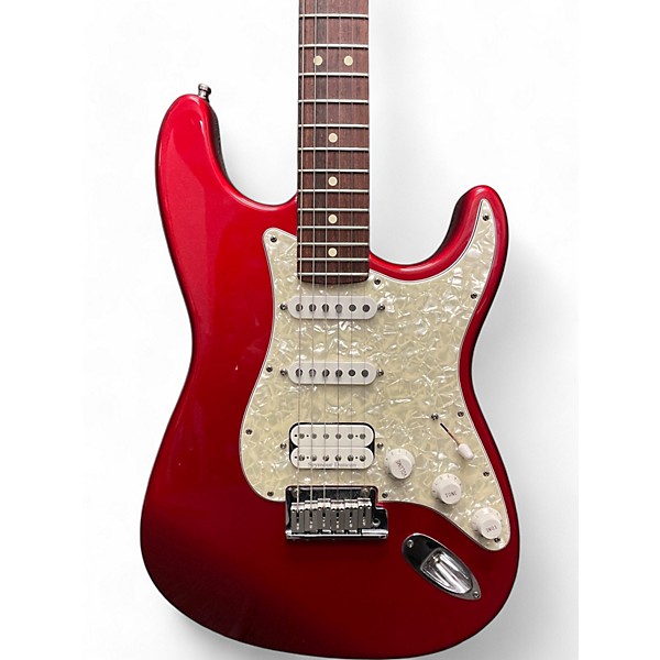 Used 1997 Fender USA Lone Star Stratocaster Candy Apple Red Solid Body Electric Guitar