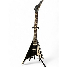 Used Jackson Used Jackson JS32 Randy Rhoads Black with White Bevels Solid Body Electric Guitar