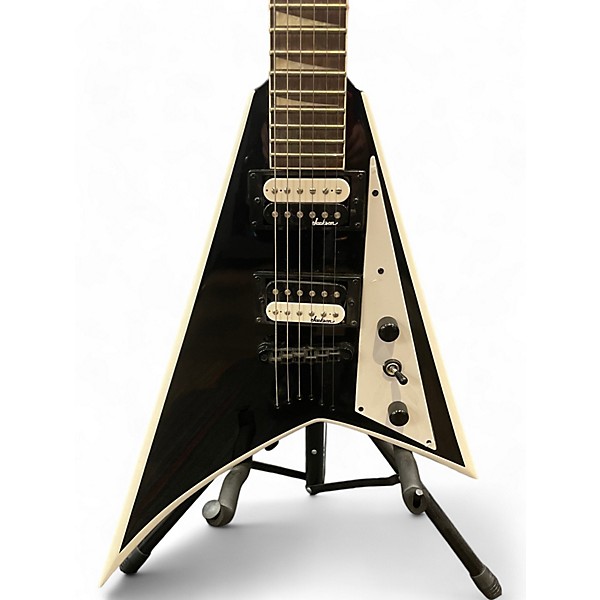 Used Jackson Used Jackson JS32 Randy Rhoads Black with White Bevels Solid Body Electric Guitar