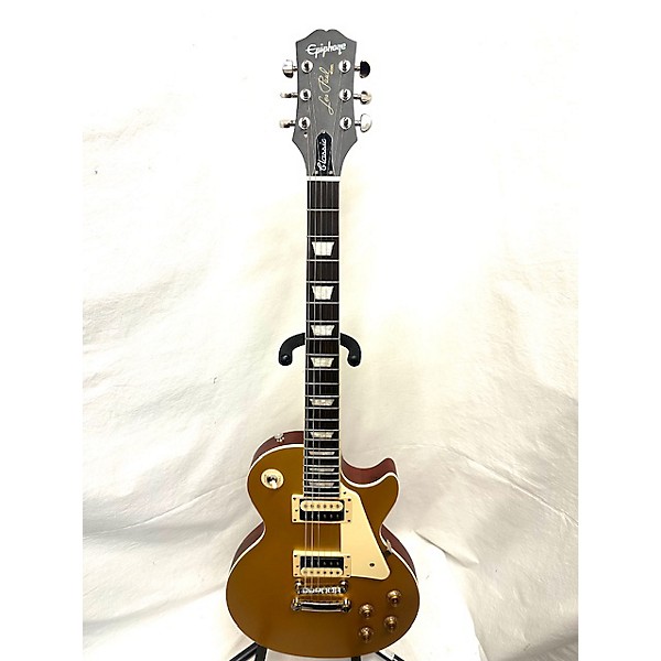 Used Epiphone Used Epiphone Les Paul Classic Gold Top Solid Body Electric Guitar