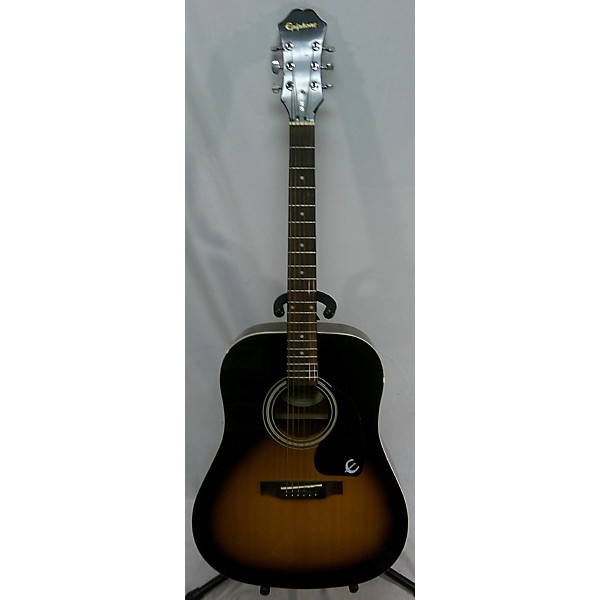 Used Epiphone PR150-VS 2 Tone Sunburst Acoustic Guitar