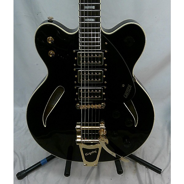 Used Gretsch Guitars Used Gretsch Guitars G2627tg Black Hollow Body Electric Guitar