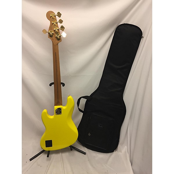 Used Fender Used 2022 Fender MonoNeon Signature Jazz Bass V Neon Yellow Electric Bass Guitar