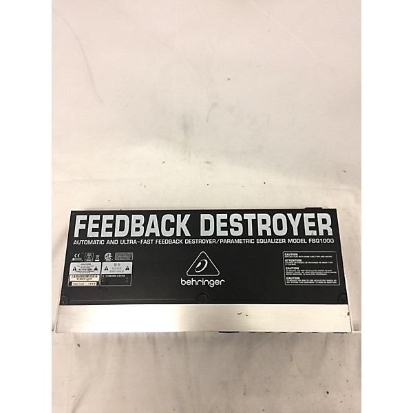 Used Behringer Used Behringer Feedback Destroyer Pro FBQ2496 Feedback Suppressor