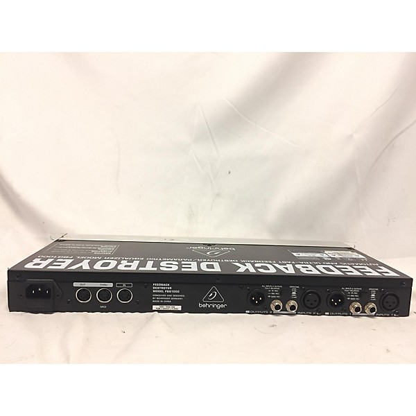 Used Behringer Used Behringer Feedback Destroyer Pro FBQ2496 Feedback Suppressor